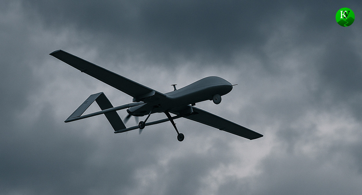 БПЛА в небе. Иллюстрация создана "Кавказским узлом" с помощью ИИ в программе Copilot