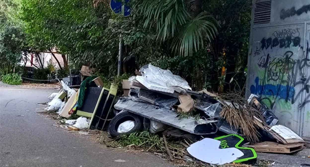 Мусорная свалка в Сочи. Фото корреспондента "Кавказского узла"