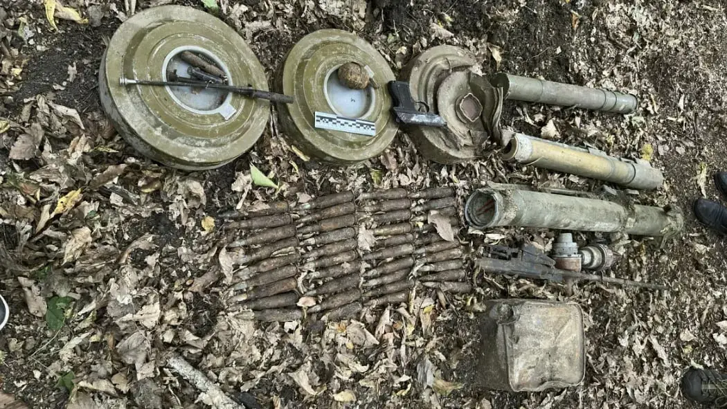 Схрон с оружием и боеприпасами обнаружен в Ингушетии. 28 августа 2025 г. Фото: пресс-служба МВД по Ингушетии