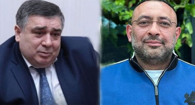 Шахин Шыхлински (слева) и Видади Мустафаев. Коллаж "Кавказского узла". Фото: https://66.ru/news/society/283191/, https://www.facebook.com/report.az.ru принадлежит компании Meta деятельность которой запрещена в России Шахин Шыхлински (слева) и Видади Мустафаев. Коллаж "Кавказского узла". Фото: https://66.ru/news/society/283191/, https://www.facebook.com/report.az.ru принадлежит компании Meta деятельность которой запрещена в России