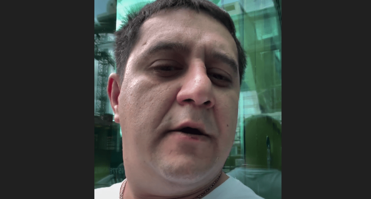 Арег Щепихин. Кадр видео из его Instagram* от 03.06.25, https://www.instagram.com/p/DKbfka5R0RO/