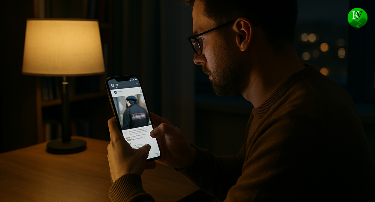 Мужчина оставляет комментарий.
Иллюстрация создана «Кавказским узлом» с помощью ИИ в программе Copilot Мужчина оставляет комментарий.
Иллюстрация создана «Кавказским узлом» с помощью ИИ в программе Copilot