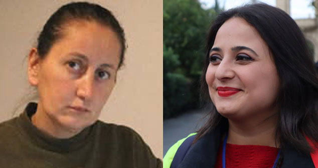 Мзия Амаглобели (слева) и Наргиз Абсаламова. Коллаж "Кавказского узла". Фото: https://1tv.ge/ https://ru.netgazeti.ge/66432/