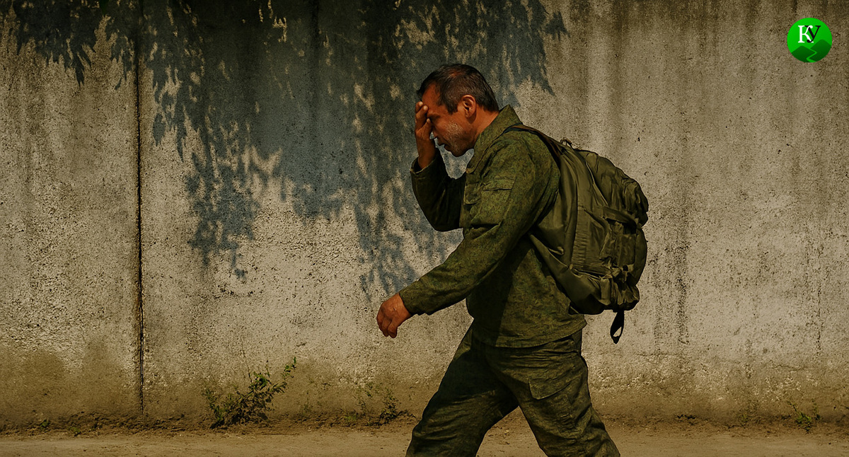 Военный покидает часть. Иллюстрация создана «Кавказским узлом» с помощью ИИ в программе Copilot Военный покидает часть. Иллюстрация создана «Кавказским узлом» с помощью ИИ в программе Copilot