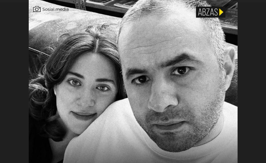 Рубаба Гулиева и Ульви Гасанли. Скриншот фото Abzas Media от 28.09.25, https://t.me/abzasmedia/7166.