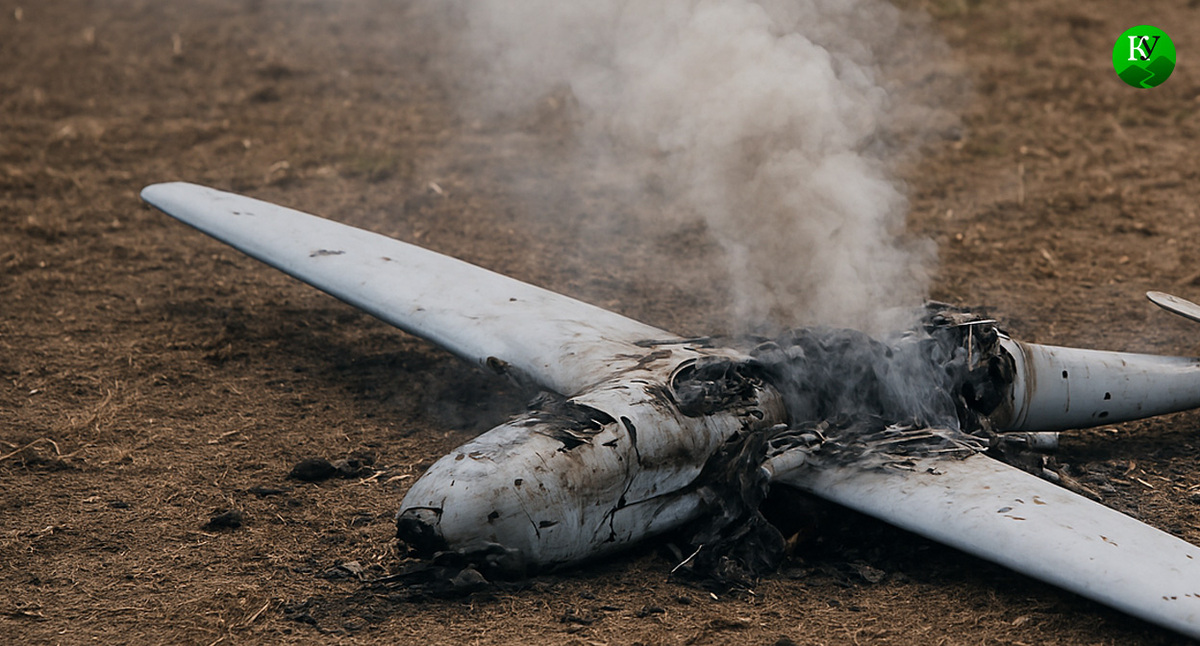 Обломки БПЛА. Иллюстрация создана «Кавказским узлом» с помощью ИИ в программе Copilot Обломки БПЛА. Иллюстрация создана «Кавказским узлом» с помощью ИИ в программе Copilot