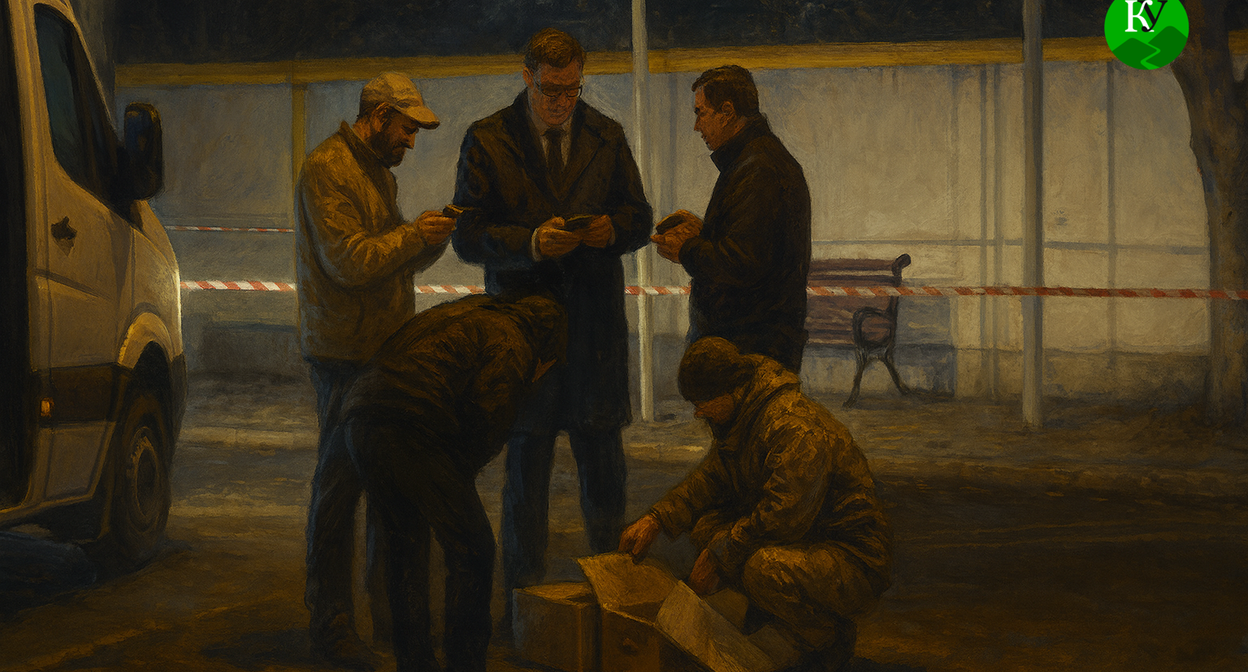 Взрыв в Ставрополе. Иллюстрация создана "Кавказским узлом" с помощью ИИ в программе Copilot.