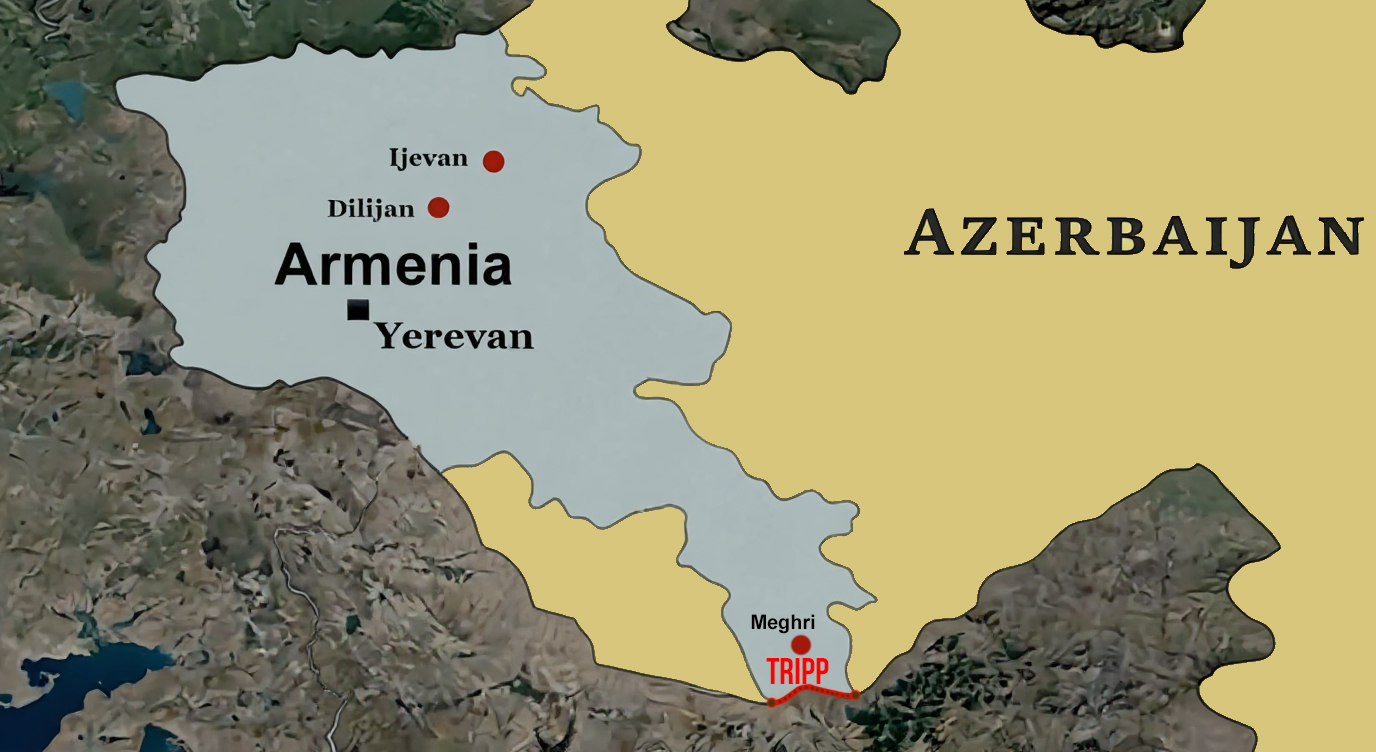 «Маршрут Трампа» — это отрезок транзитной дороги по территории Армении, который соединит Азербайджан с его автономией Нахичеванью