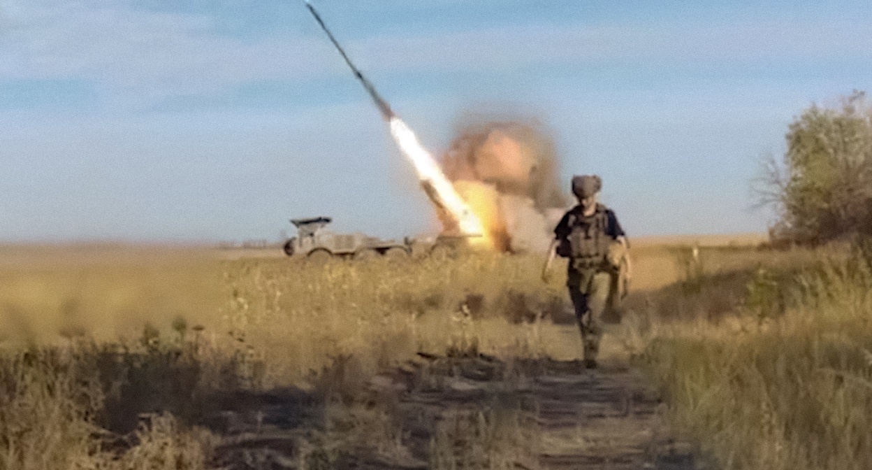 Спецоперация на Украине. Скриншот видео: Минобороны России