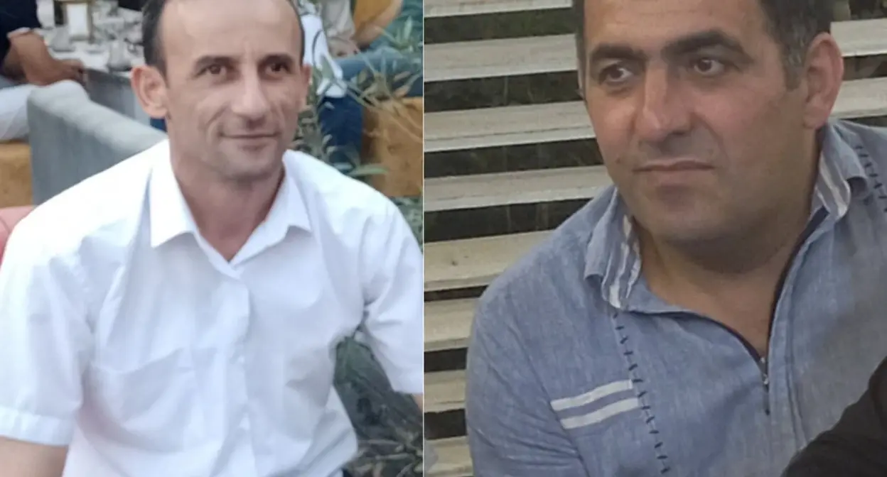 Активисты Фарид Гулиев и Валишан Гасанов. Источник фото: https://oc-media.org/azerbaijan-detains-two-members-of-opposition-popular-front-party/