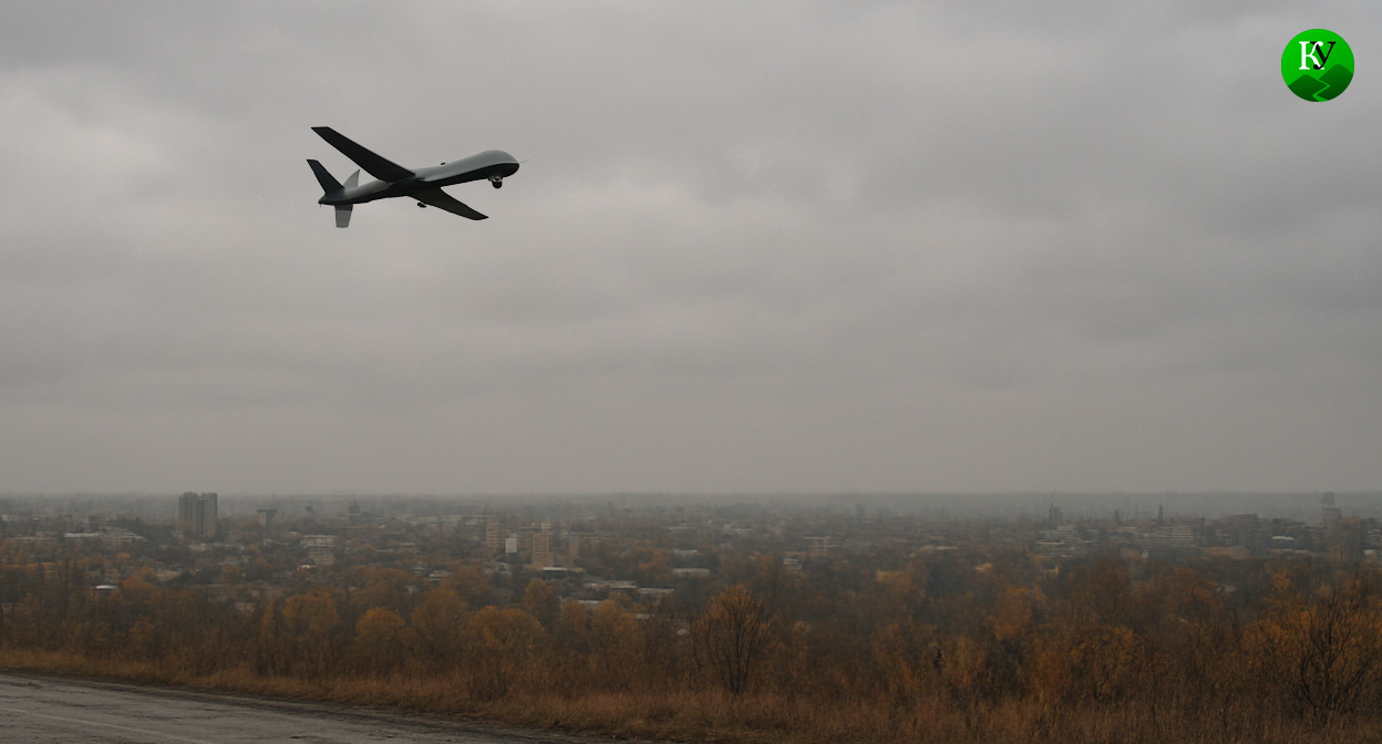 БПЛА. Иллюстрация создана «Кавказским узлом» с помощью ИИ в программе Copilot