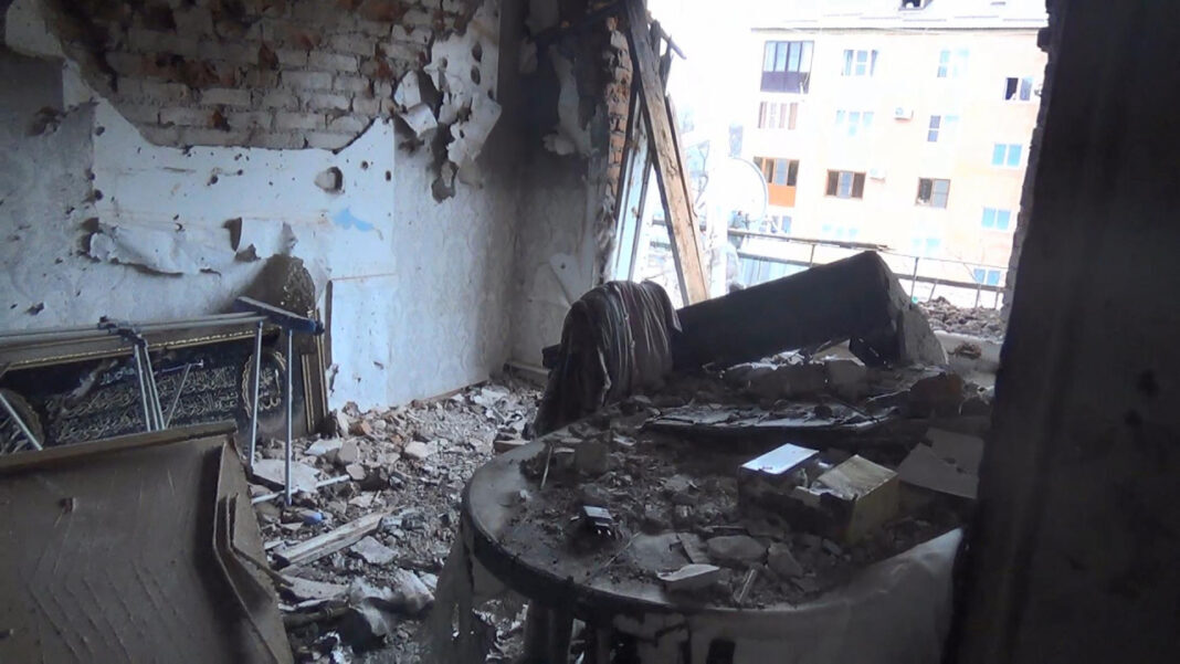 Поврежденная квартира в результате спецоперации в Карабулаке. 3 марта 2025 г. Фото: ФСБ РФ