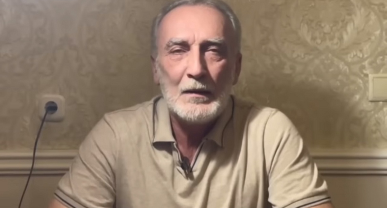 Кадр видеообращения Аслана Емкужева https://www.youtube.com/watch?v=K1G93wA3l9E