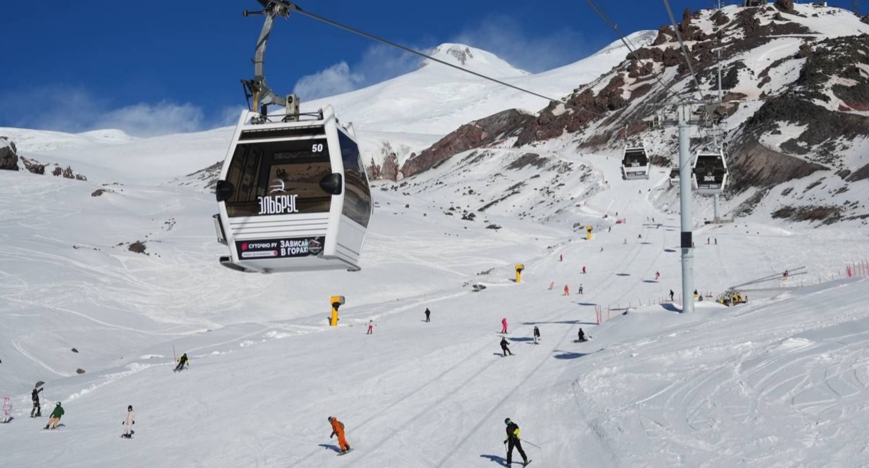 Курорт "Эльбрус". Фото: "Кавказ.РФ" https://t.me/kavkaz_rf/12096