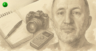 Ахмеднаби Ахмеднабиев. Иллюстрация создана «Кавказским узлом» с помощью ИИ в программе Copilot