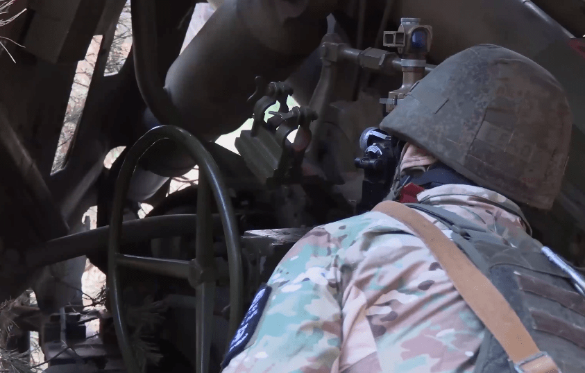 Российский военный. Кадр видео Минобороны https://t.me/mod_russia/39882