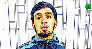 Мансур Мовлаев. Иллюстрация создана 