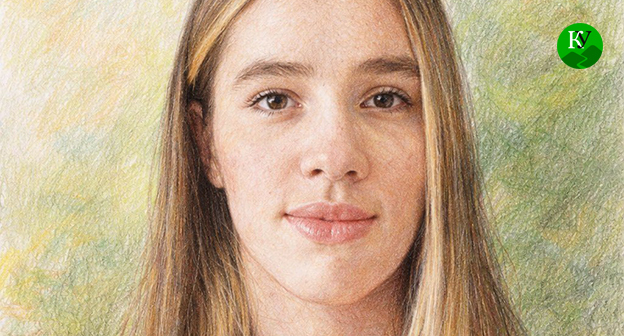 Айна Манькиева. Иллюстрация создана "Кавказским узлом" при помощи ИИ в программе Copilot