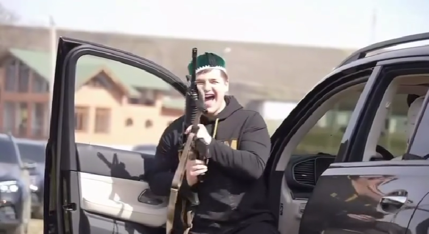 Адам Кадыров. Стоп-кадр видео https://www.instagram.com/p/DT7kCrsCFez/ от 25.01.26.