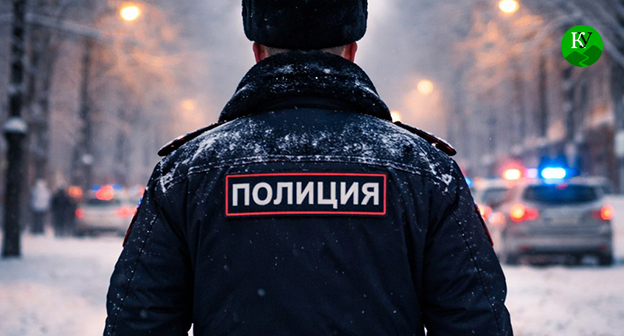 Сотрудник полиции. Иллюстрация создана "Кавказским узлом" при помощи ИИ в программе Copilot