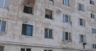 Общежитие на улице Кадырова, 15а. Стоп-кадр видео 