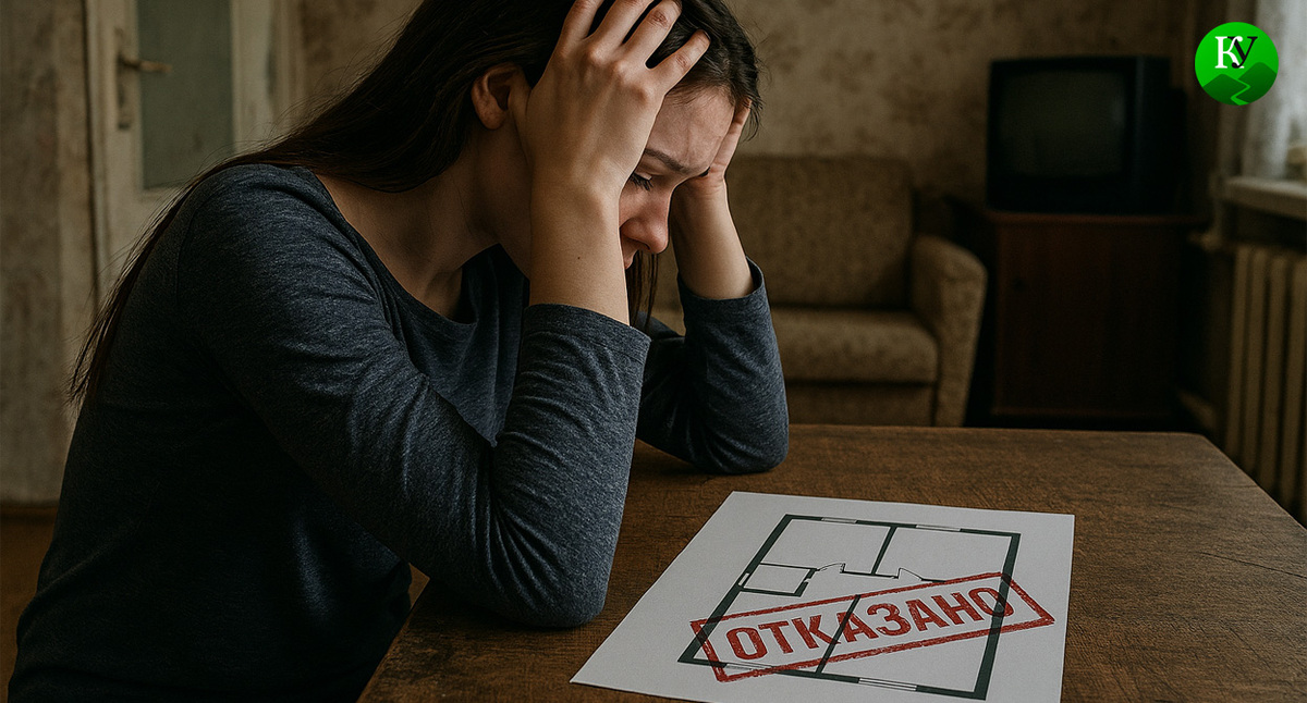 Девушка с отказом на квартиру. Иллюстрация создана «Кавказским узлом» с помощью ИИ в программе Copilot