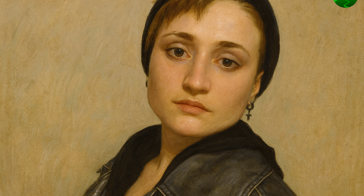 Айшат Баймурадова. Иллюстрация создана "Кавказским узлом" с помощью ИИ. 