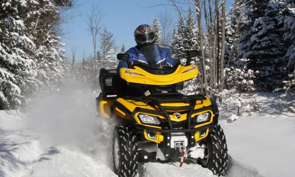 Квадроцикл зимой. Скриншот фото https://kzngo.ru/event/ekstrim-festival-2018-4714