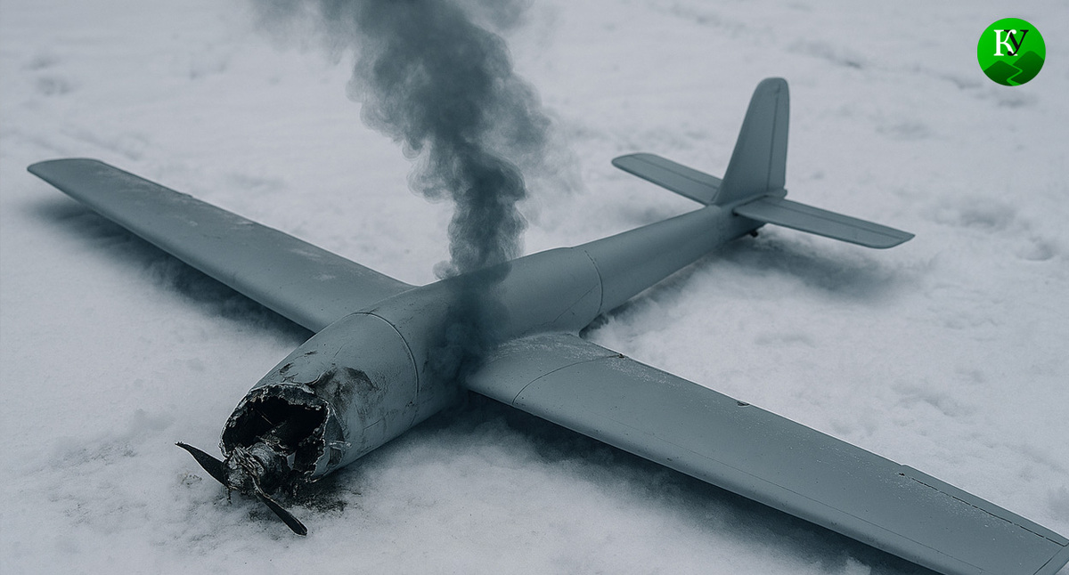 Обломки БПЛА. Иллюстрация создана «Кавказским узлом» с помощью ИИ в программе Copilot Обломки БПЛА. Иллюстрация создана «Кавказским узлом» с помощью ИИ в программе Copilot