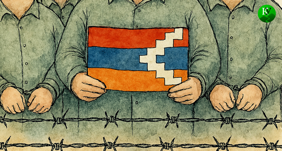 Пленные карабахские лидеры. Иллюстрация создана «Кавказским узлом» с помощью ИИ в программе Copilot Пленные карабахские лидеры. Иллюстрация создана «Кавказским узлом» с помощью ИИ в программе Copilot