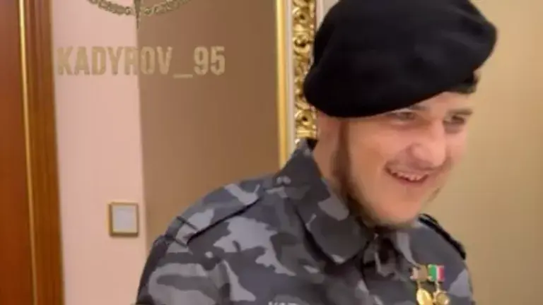 Адам Кадыров.Скриншот видео Телеграм-канал Kadyrov_95