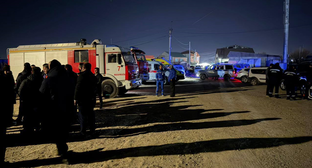 Стоп-кадр: "Чрезвычайная ситуация на территории газонакопительной станции в Новом Хушете". Фото: "Молодежка" / Telegram-канал