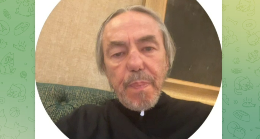 Кадр видеоселфи Умара Джабраилова https://t.me/rian_ru/334211