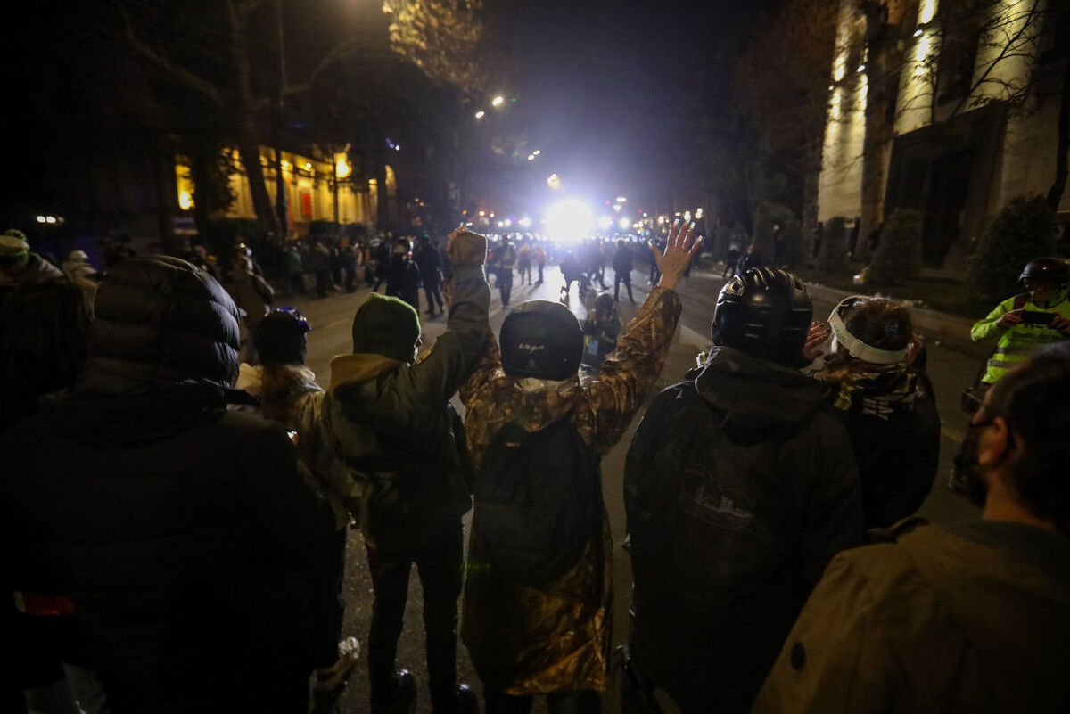 Акция протеста в Тбилиси. Фото Азиза Каримова для "Кавказского узла"