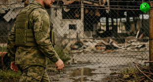 Военный на СВО. Иллюстрация создана «Кавказским узлом» с помощью ИИ в программе Copilot