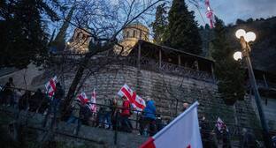 Участники марша солидарности в Тбилиси, 31 марта 2026 года. Фото: Nino Kikvadze / Publika 