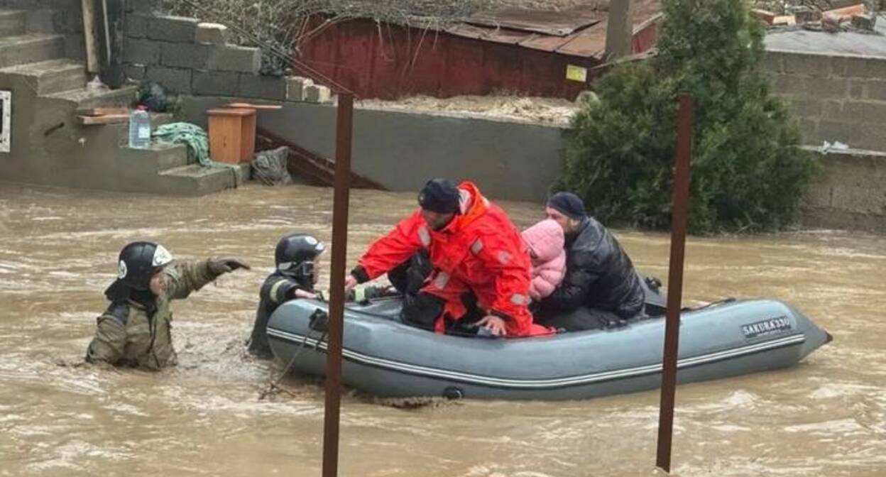 Наводнение в Дагестане. 30 марта 2026 г. Фото: Пресс-служба ГУ МЧС России по Республике Дагестан