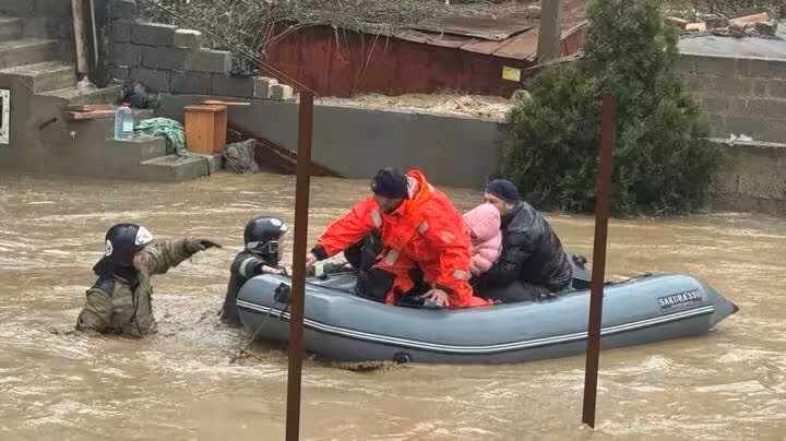 Наводнение в Дагестане. 30 марта 2026 г. Фото: Пресс-служба ГУ МЧС России по Республике Дагестан