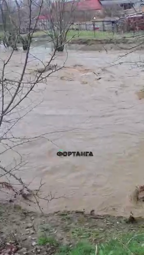 Кадр жители Сунжи потребовали провести берегоукрепительные работы из-за дождей. Фото: Фортанга / Telegram-канал