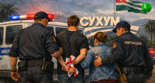 Милиция в Абхазии. Иллюстрация создана «Кавказским узлом» с помощью ИИ в программе Copilot Милиция в Абхазии. Иллюстрация создана «Кавказским узлом» с помощью ИИ в программе Copilot