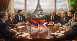 Съезд. Иллюстрация создана «Кавказским узлом» с помощью ИИ в программе Copilot