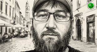 Зелимхан Муртазов. Иллюстрация создана "Кавказским узлом" при помощи ИИ в программе Copilot