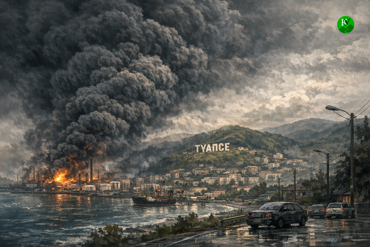 Туапсе. Иллюстрация создана "Кавказским узлом" при помощи ИИ в программе Copilot