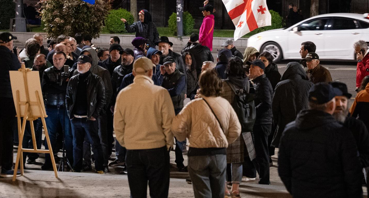 Участники протестов в Тбилиси. Фото: Publika