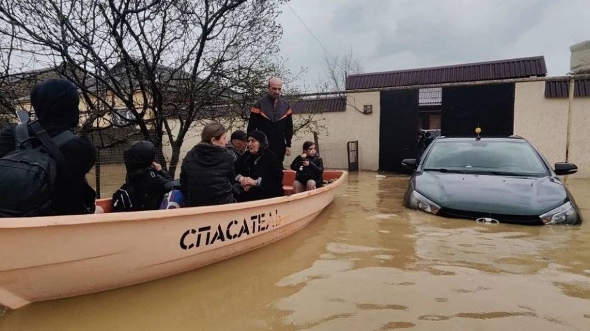 Наводнение в Дагестане. Фото: Пресс-служба МЧС Дагестана