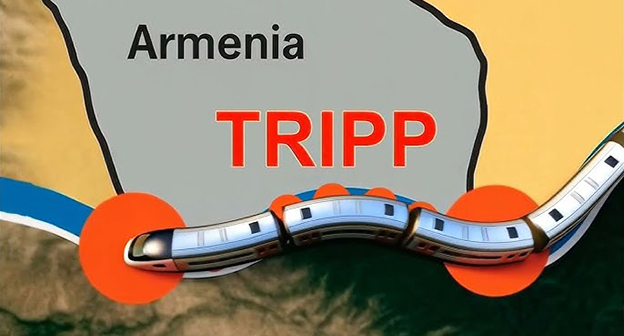 Маршрут Трампа. Скриншот видео https://www.youtube.com/watch?v=LqB2pZXEfO4