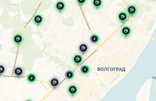 Ситуация с бензином в Волгограде по данным на 21.00 25.07.26 по данным сервиса GdeBenz.ru.