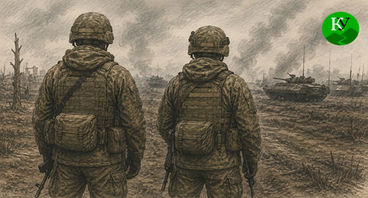 Военнослужащие. Иллюстрация создана "Кавказским узлом" при помощи ИИ в программе Copilot Военнослужащие. Иллюстрация создана "Кавказским узлом" при помощи ИИ в программе Copilot