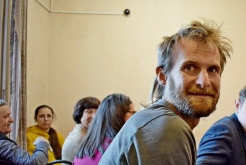 Денис Матвеев. Скриншот фото из Telegram-канала Виталия Вотановского (признан иноагентом) https://t.me/majdankrd/47332.