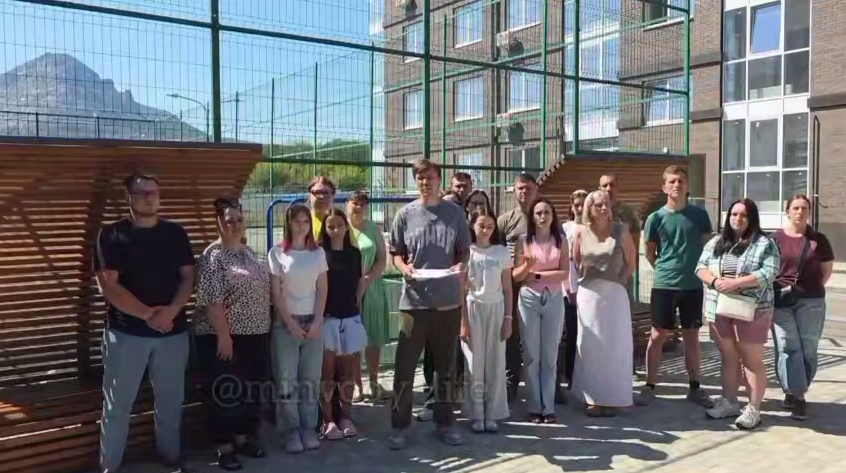 Обращение жителей дома в Минеральных водах. Кадр из видео https://t.me/MinVody_Life_1/40845